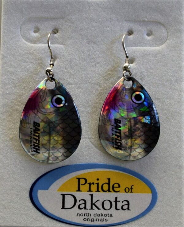 Product image of Unique Holographic Baitfish Blade Earrings