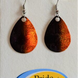 Shop North Dakota Black & Orange Earrings