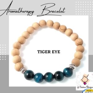 Product image of Teal Tiger Eye Aromatherapy Bracelet