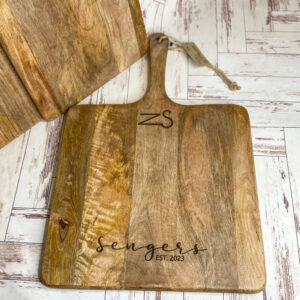 Shop North Dakota Custom Engraved Mango Wood Board