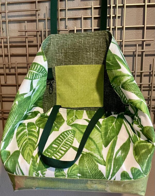 Shop North Dakota Oversized Tote Bag Green Plants