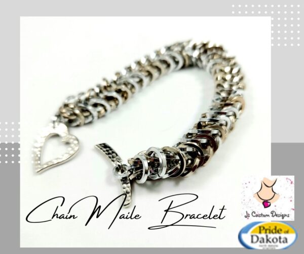 Shop North Dakota Silver Chain Maile Bracelet