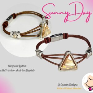 Shop North Dakota Premium Crystal Designer Bracelet