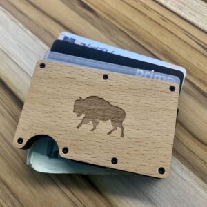 Product image of Slim Wallet – Natural Wood