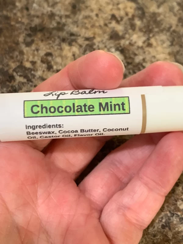 Product image of Chocolate Mint Flavored Lip Balm