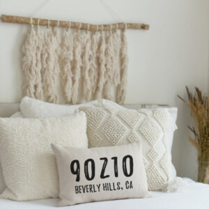 Shop North Dakota Zip Code Pillow – with City/State