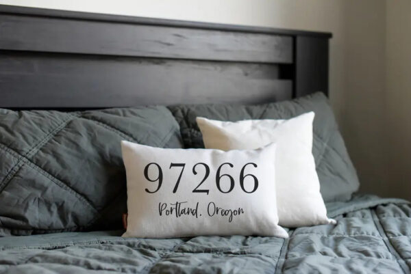 Product image of Modern Zip Code Pillow