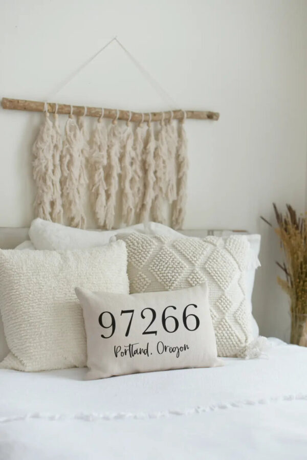Product image of Modern Zip Code Pillow
