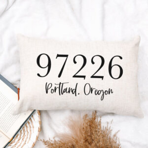 Product image of Modern Zip Code Pillow