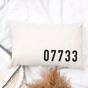 Product image of Corner Print Zip Code Pillow