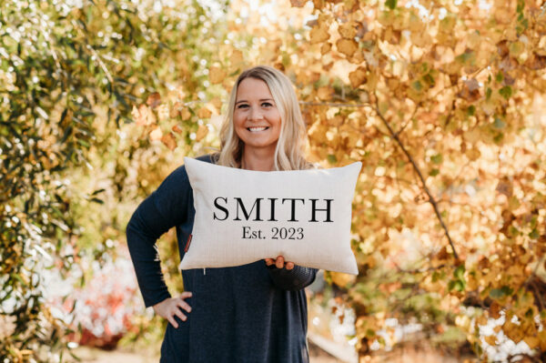 Product image of Classic Last Name Pillow