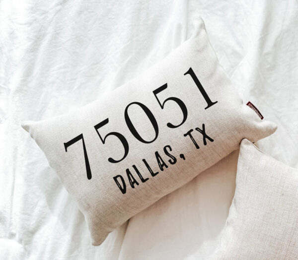 Product image of Personalized Zip Code Pillow
