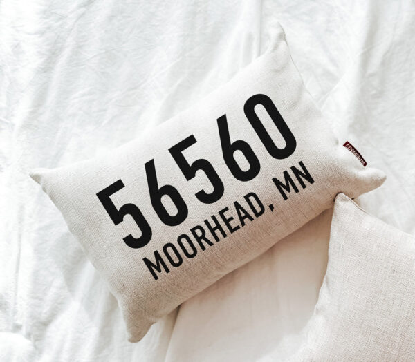 Product image of Bold Zip Code Pillow