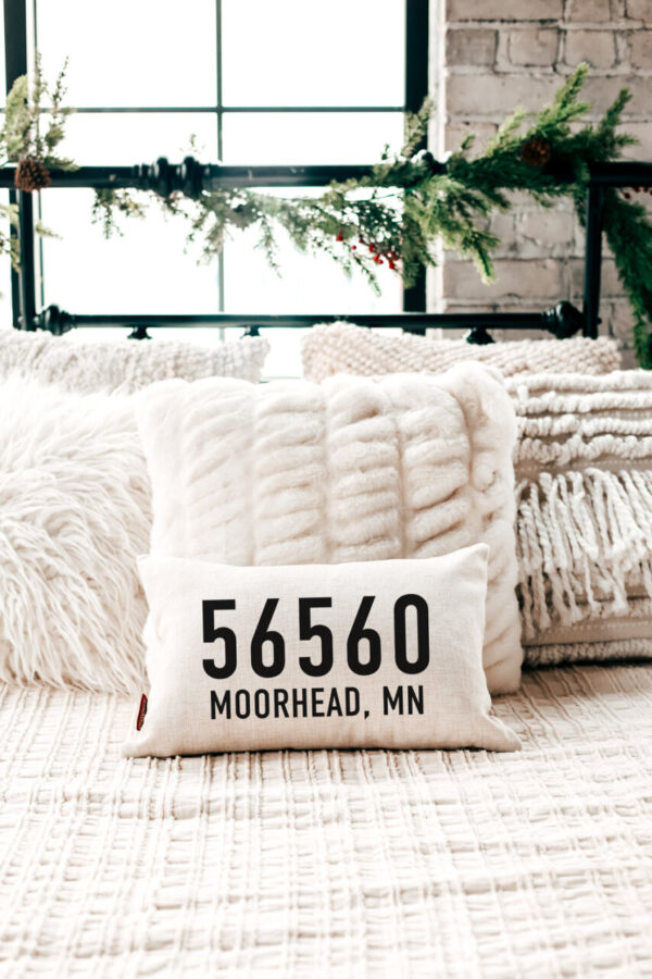 Product image of Bold Zip Code Pillow