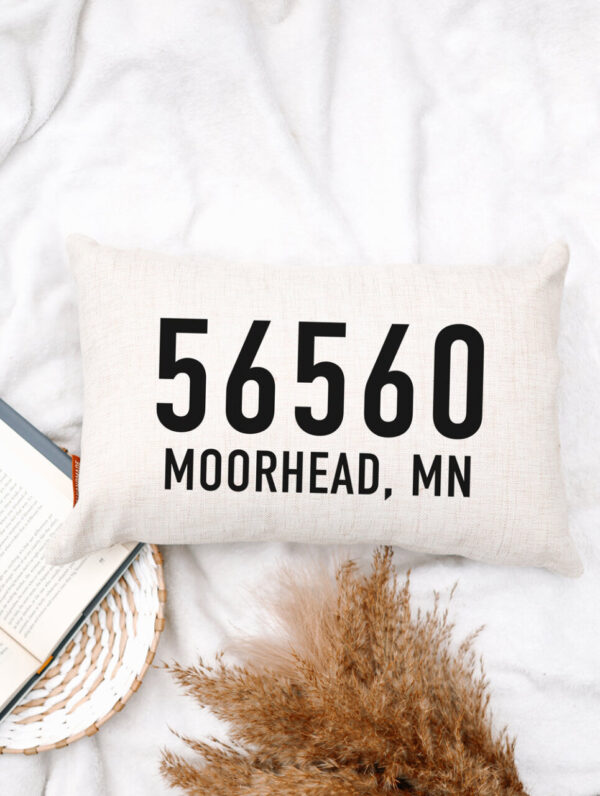 Product image of Bold Zip Code Pillow
