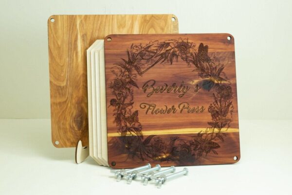 Product image of Personalized Wooden Flower Press