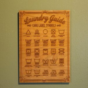 Product image of Laundry Care Chart