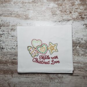 Shop North Dakota Embroidered Dish Towel – Christmas Love