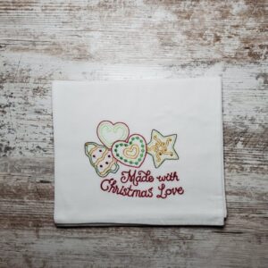Product image of Embroidered Dish Towel – Christmas Love