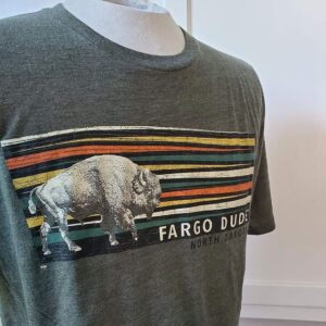 Shop North Dakota Fargo Dude® Buffalo Stripe Tee