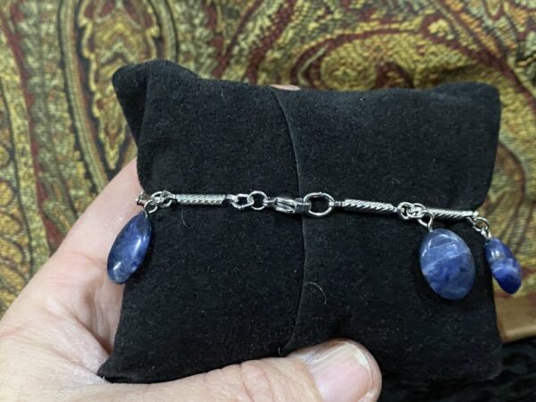 Product image of Heart Charm Sodalite Bracelet