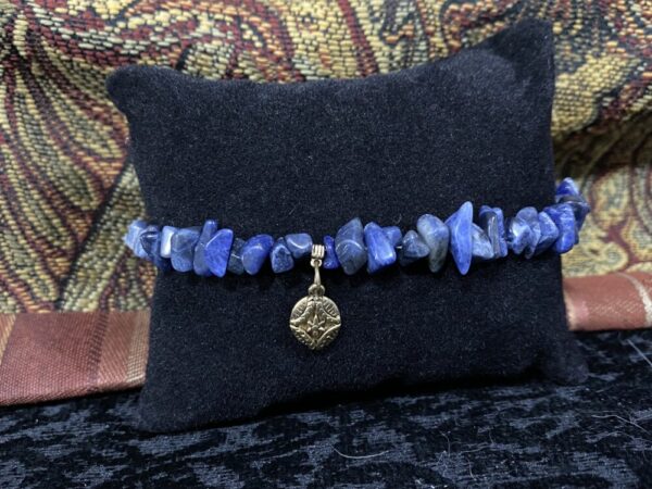 Product image of Lapis Lazuli Healing Bracelet with Round Charm