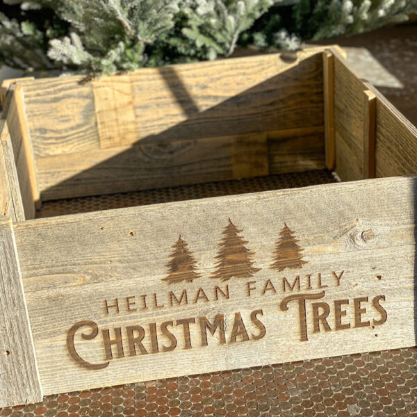 Product image of Collapsible Reclaimed Wood Tree Box