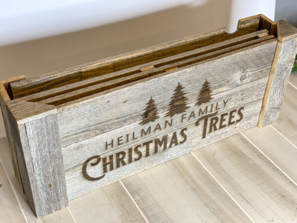 Product image of Collapsible Reclaimed Wood Tree Box