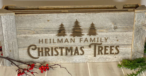 Product image of Collapsible Reclaimed Wood Tree Box