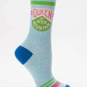 Product image of Queen of Bitch Mountain Women’s Crew Socks