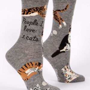 Product image of PEOPLE I LOVE: CATS Women’s-CREW SOCKS