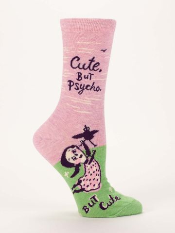 Product image of Cute But Psycho Women’s Crew Socks