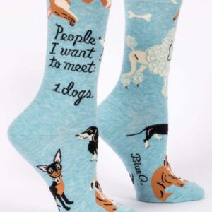 Product image of People I Want to Meet-Dogs Women’s Crew Socks