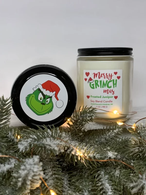 Shop North Dakota Merry Grinchmas Frosted Juniper Candle