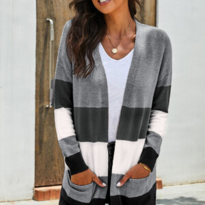 Product image of COLOR BLOCK CARDIGAN