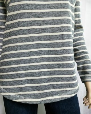Product image of Perfect Enough Blue Stripe Lace Up Hoodie