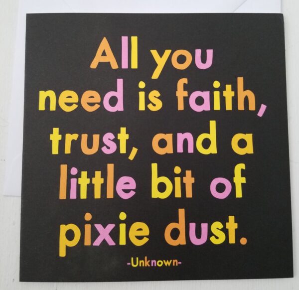 Product image of “pixie dust” card