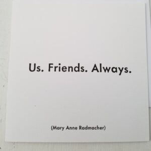 Product image of “us. friends. always.” card