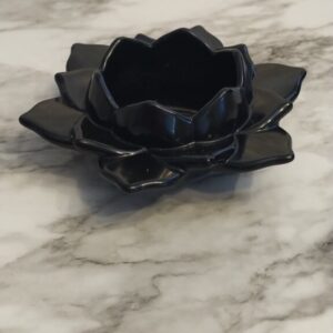 Product image of Black lotus tea light holder