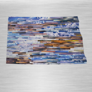 Product image of North Dakota Cloud Collage, Magnet