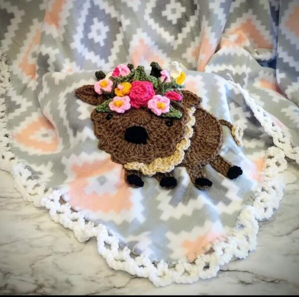 Product image of Bison baby blanket