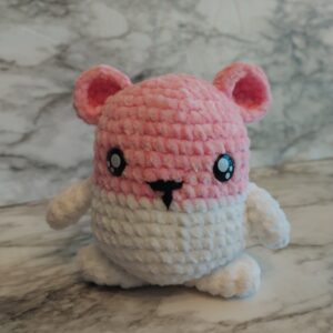 Product image of Crochet pink hamster