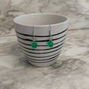 Shop North Dakota Green circle earrings
