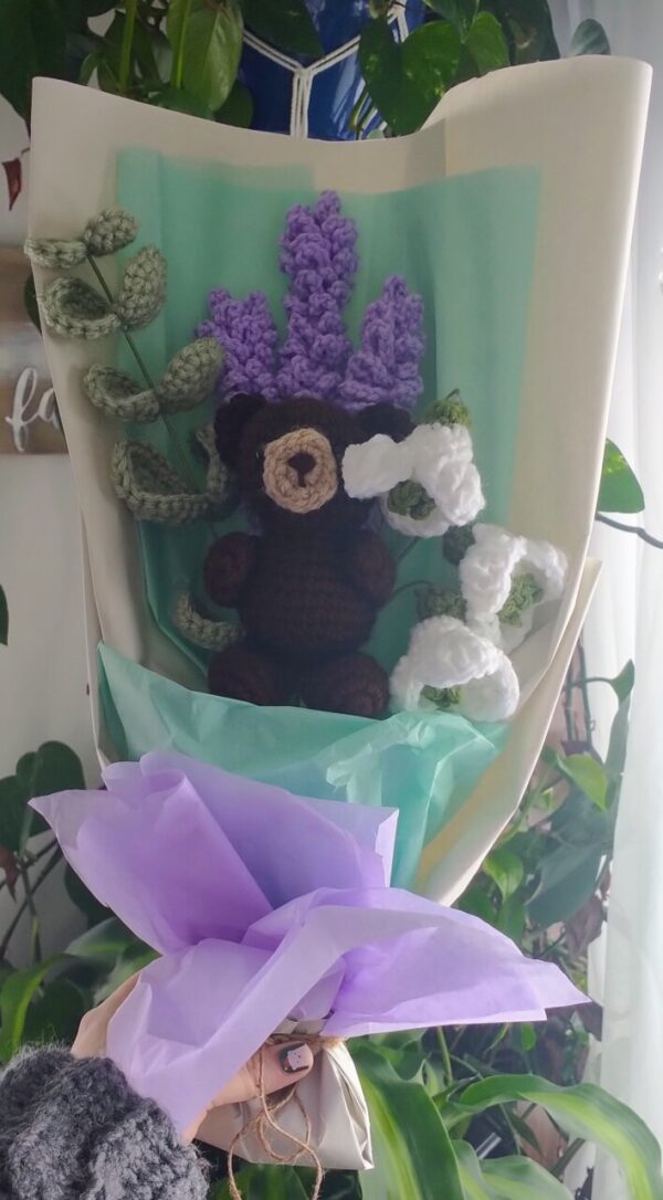 Shop North Dakota Crochet bouquet of flowers