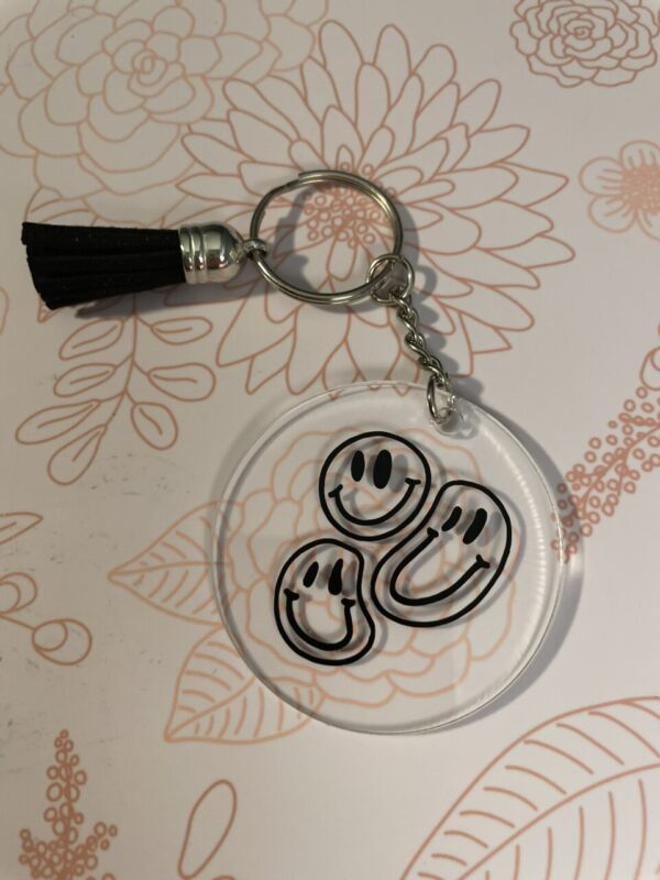 Product image of Melting Smiley Face Keychain