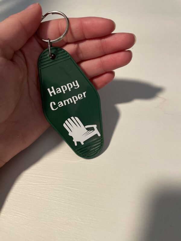 Shop North Dakota Happy Camper Keychain