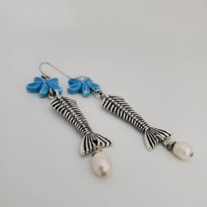 Shop North Dakota Mermaid Tail Dangle Earrings