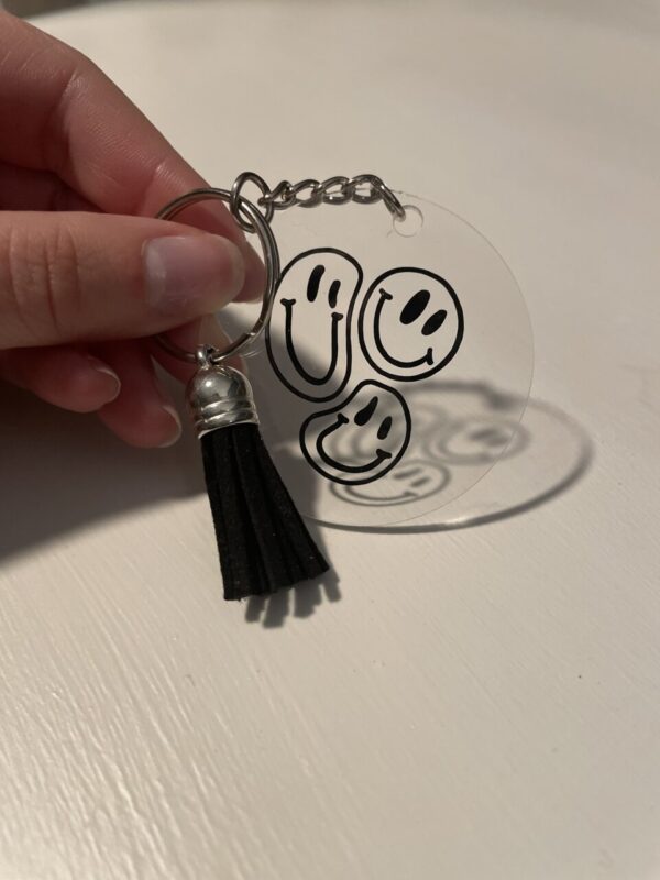 Product image of Melting Smiley Face Keychain