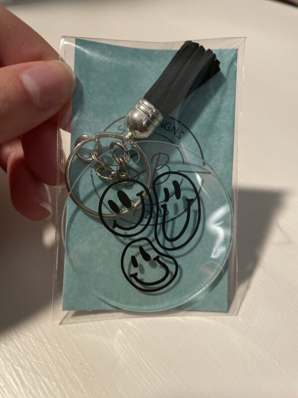 Product image of Melting Smiley Face Keychain