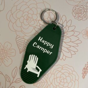 Shop North Dakota Happy Camper Keychain